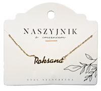 Naszyjnik z imieniem Roksana