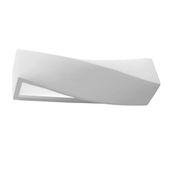 Kinkiet LAMPA ścienna SL.0003 ceramiczna OPRAWA przyścienna biała
