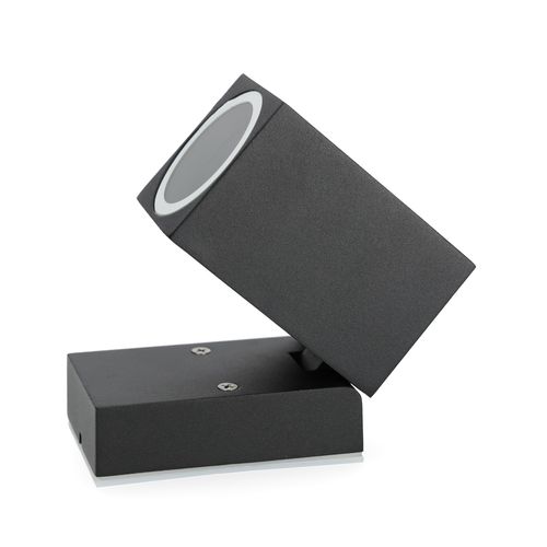 Lampa ścienna do ogrodu MICASA3 czarna na Arena.pl