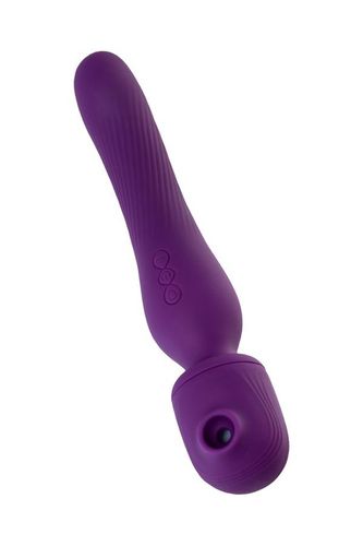 jos stimulator 2 in 1 kisom, silicone, purple, 13 cm na Arena.pl