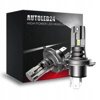 ŻARÓWKI LED i7 H4 CSP LIGHT +400% HOMOLOGACJA E11