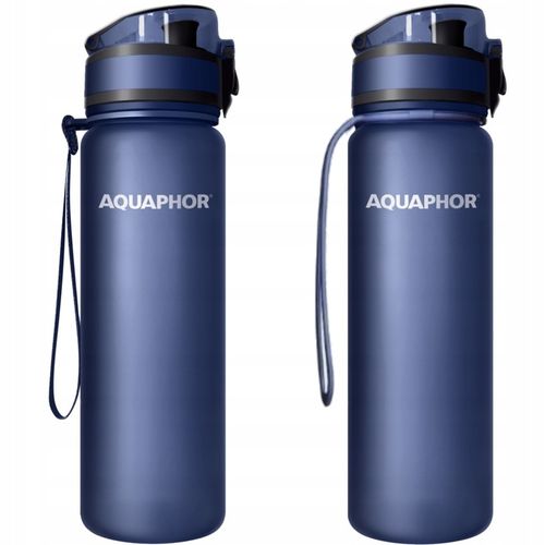 Butelka filtrująca AQUAPHOR CITY 0,5 L granatowa + szczoteczka na Arena.pl
