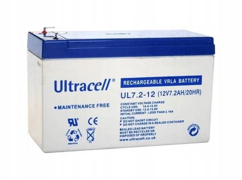 Akumulator UL 7-12 Ultracell 12V/7AH-UL na Arena.pl