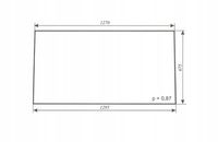 szyba przednia C-330 kabina Naglak Koźmin poszerzana