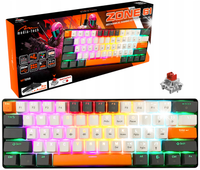 Klawiatura mechaniczna Media-Tech ZONE 61 przełączniki RED GAMINGOWA RGB