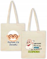 Eko Torba z nadrukiem PREZENT dla dziadka DZIADEK