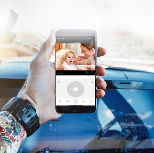 KAMERA WIFI IP SMART OBROTOWA FULL HD 2MP MONITORING 1080p ZOOM 4x DETEKCJA na Arena.pl