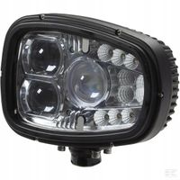 Lampa Przednia LED, Lewa, 55W Prostokątna