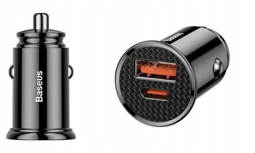 Baseus ładowarka samochodowa QC 4.0+ Type C PD 30W na Arena.pl