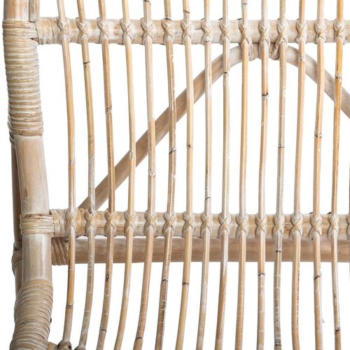 Fotel Tamara rattanowy bielony na Arena.pl