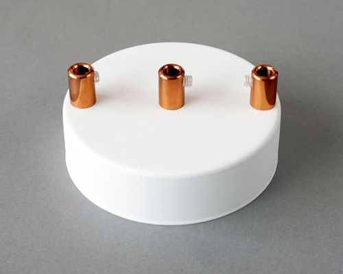 Podsufitka Biała 3 otwory 100mm + miedź na Arena.pl