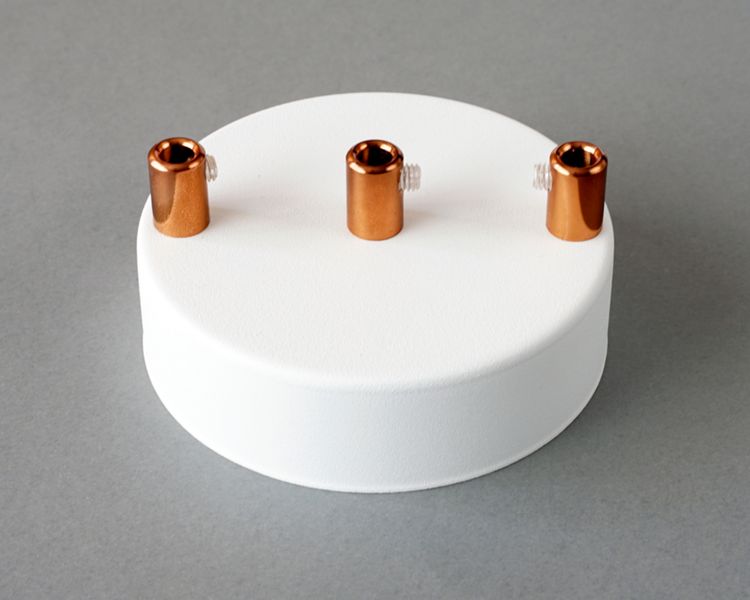 Podsufitka Biała 3 otwory 100mm + miedź zdjęcie 3