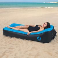 WYTRZYMAŁY Materac DMUCHANY DUŻY Lazy Bag Leżak NA PLAŻĘ AIR SOFA