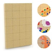 MASTERKIDZ Panel Ścienny Tablica Naukowa Kreatywna STEM + Panel Monatażowy 120x80cm