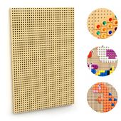 MASTERKIDZ Panel Ścienny Tablica Naukowa Kreatywna STEM + Panel Monatażowy 120x80cm