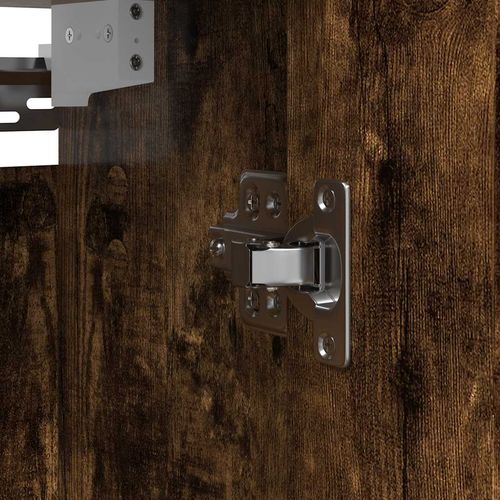 Szafka ścienna łazienkowa z lustrem, przydymiony dąb 60x21x60cm na Arena.pl