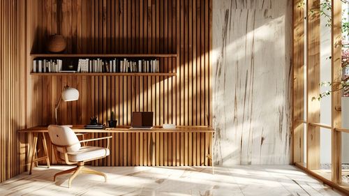 LAMELE NA PŁYCIE 51,5x275 CM ŚCIENNE PANELE AKUSTYCZNE DĄB NATURALNY WOTAN na Arena.pl