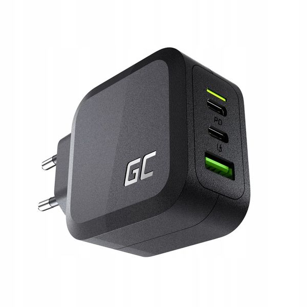 Szybka Ładowarka GC Power GaN 65W 2x USB-C PowerDelivery USB-A do telefonu zdjęcie 3
