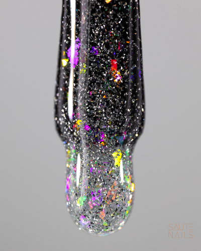 SAUTE NAILS Top hybrydowy SILVER FLASH TOP NO WIPE - 8ml na Arena.pl