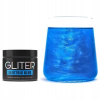 GLITER Electric Blue 10g - Niebieski jadalny brokat do drinków