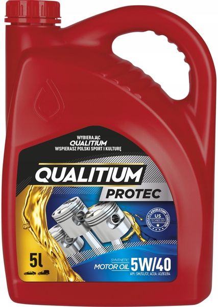 OLEJ 5W-40 PROTEC 5L QUALITIUM zdjęcie 1