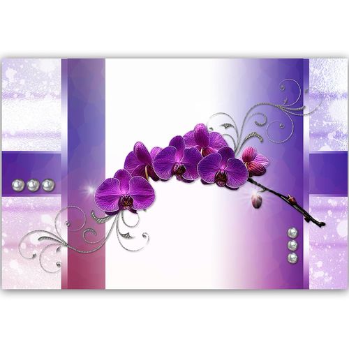 Deco Panel, Storczyki abstrakcja 120x80 na Arena.pl