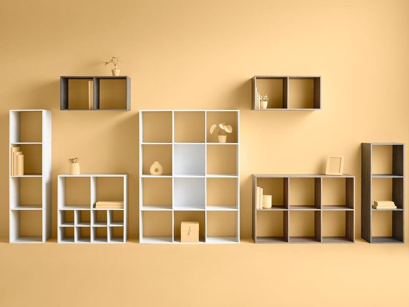 Regał z 4 półkami Kali biały zdjęcie 2