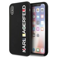 karl lagerfeld klhcpxbhwhbk iphone x/xs hardcase czarny/black glossy