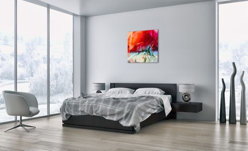 Obraz Na Płótnie - Kompozycja Dynamika - 70X70 Cm - Ac70X70-4036 na Arena.pl