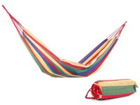 OGRODOWY HAMAK MATERIAŁOWY Z POKROWCEM 200X80 TARAS