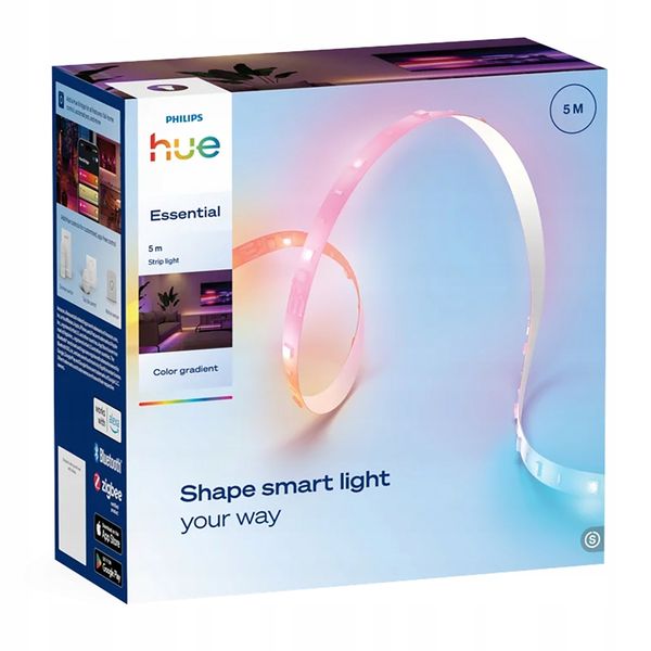 Taśma LED pasek 5m Philips Hue Essential Gradient RGB inteligentna SMART zdjęcie 3
