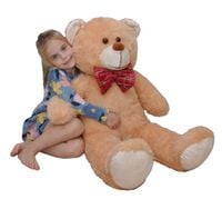 DUŻY MIŚ PLUSZOWY MASKOTKA WIELKI OGROMNY PLUSZAK 100 cm