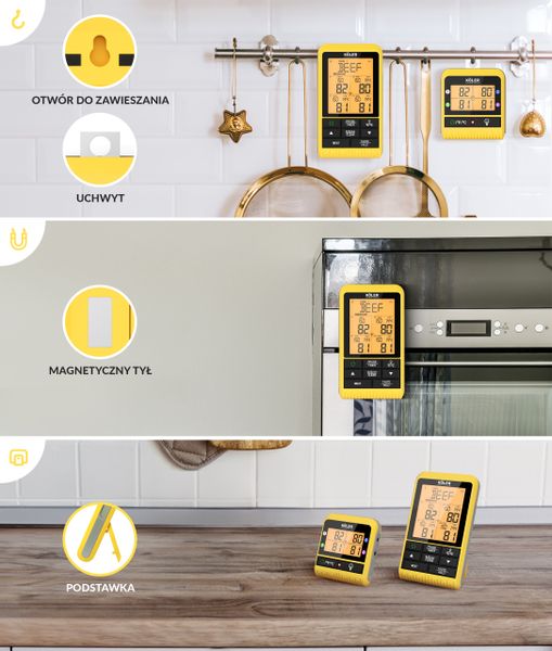 KOLER Termometr do mięsa do grilla z sondą zdjęcie 11