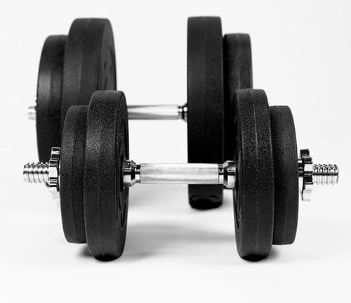 Gryfy do hantli Dumbbell Gryf Prosty Krótki Hantle 40cm 28mm 2szt. - Zipro na Arena.pl