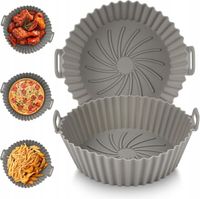 FOREMKA SILIKONOWA WKŁAD DO FRYTKOWNICY FORMA AIR FRYER BEZTŁUSZCZOWEJ