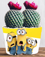 Doniczka do kwiatów/roślin - Minionki i Gru