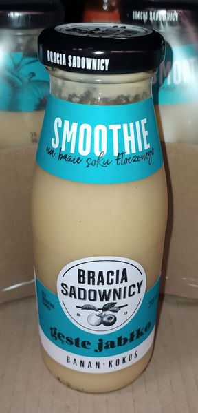 Bracia Sadownicy Smoothie Gęste jabłko, banan i kokos 215 ml zdjęcie 1