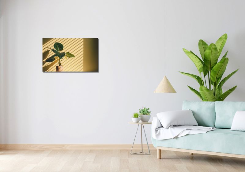 Obraz 70x40cm Złota Poświata zdjęcie 2