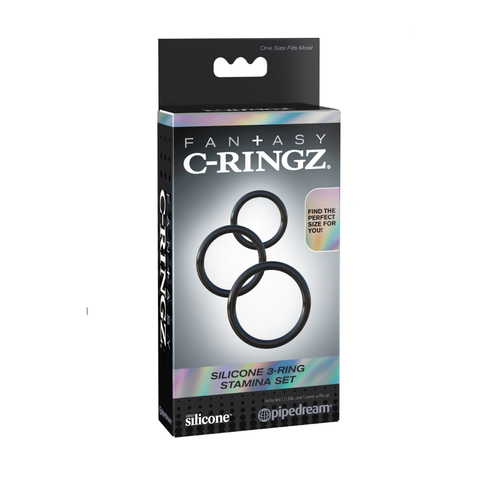 zestaw pierścieni fantasy c-ringz silicone 3-ring stamina set pipedream na Arena.pl