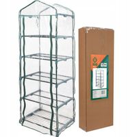 MINI SZKLARNIA BALKONOWA 5 POZIOMÓW 69x49x200cm TUNEL FOLIOWY FOLIA DUŻA