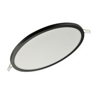 Lampa podtynkowa Slim AZ4164 LED 24W 4000K IP44 okrągła do łazienki czarna