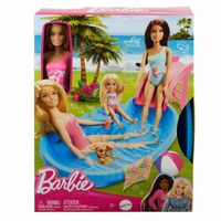 ND17_ZB-178717 Lalka Barbie z basenem i zjezdzaln