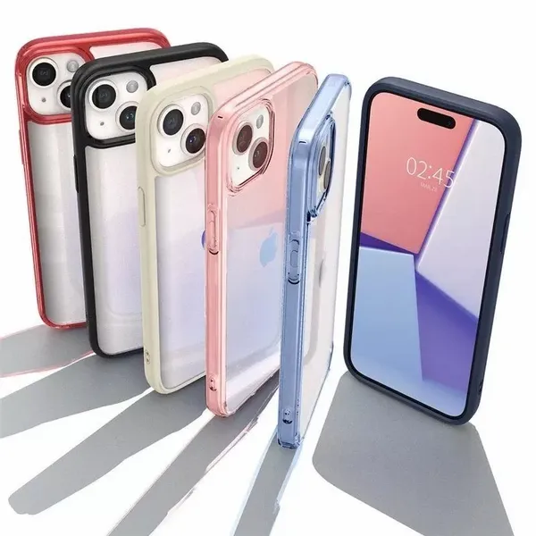 Etui Spigen Ultra Hybrid do Apple iPhone 15 - czerwone zdjęcie 1
