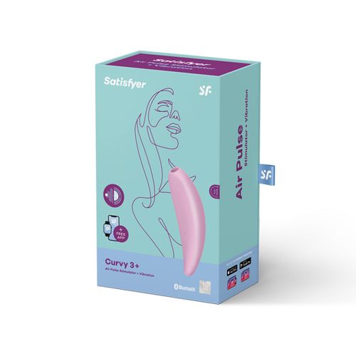 satisfyer curvy 3+ pink incl. bluetooth and app na Arena.pl