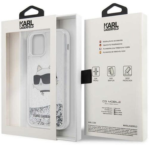 Etui Karl Lagerfeld do iPhone 12, iPhone 12 Pro, Srebrny na Arena.pl