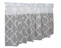 ZAZDROSTKA firana kuchenna maroko szare 150x40