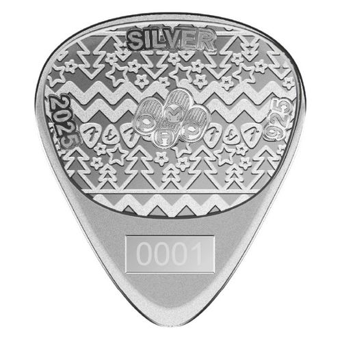 Pamp: Fender Holiday Guitar Pick 9,25 g Srebra 2025 Reverse Proof na Arena.pl