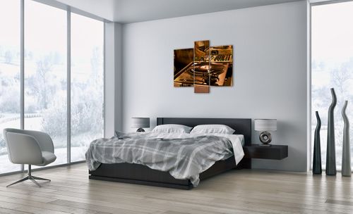 Obraz Na Płótnie - Studio Nagrań  - 95X80 Cm - Cb95X80-0505 na Arena.pl