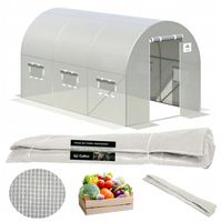 Folia Zamienna na Tunel Ogrodowy Szklarnia 2x3x2 Biała UV4 Mocna + GRATIS