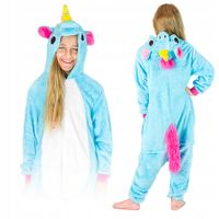 CIEPŁA PIŻAMA KOMBINEZON JEDNOCZĘŚCIOWY STRÓJ PRZEBRANIE ONESIE PEGAZ L